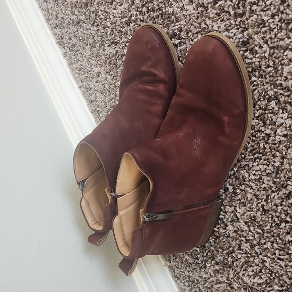 Franco sarto "Keegan" mahogany booties - Picture 2 of 4